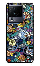 Space Abstract iQOO Neo 7 Pro Glass Case