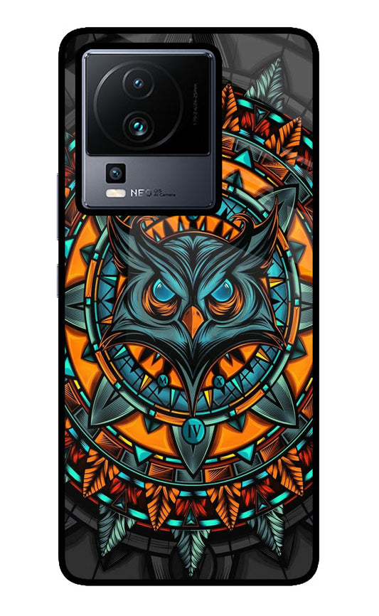 Angry Owl Art iQOO Neo 7 Pro Glass Case