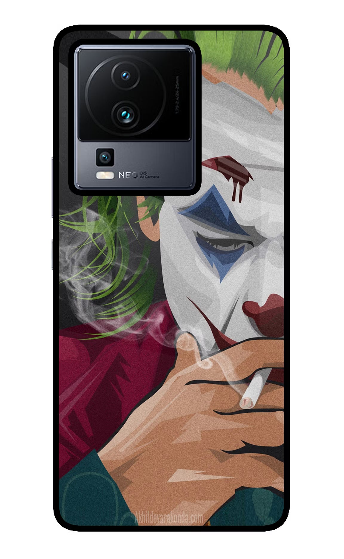 Joker Smoking iQOO Neo 7 Pro Glass Case