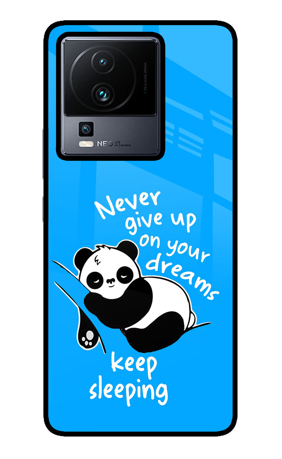 Keep Sleeping iQOO Neo 7 Pro Back Cover, Glass case