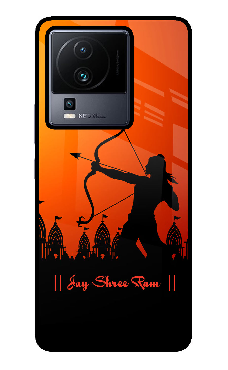 Lord Ram - 4 iQOO Neo 7 Pro Back Cover, Glass case