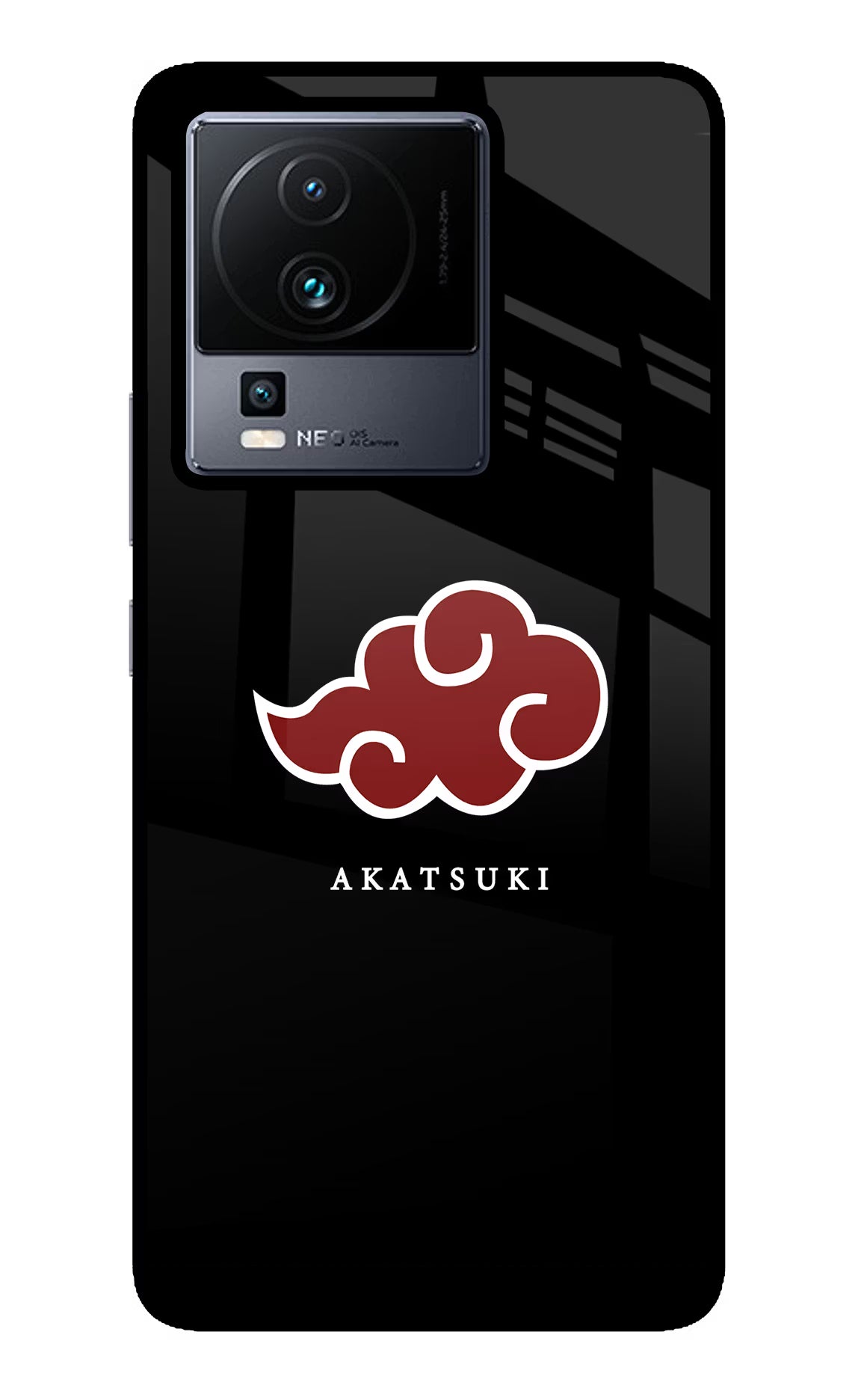 Akatsuki iQOO Neo 7 Pro Glass Case Back Cover by Casekaro