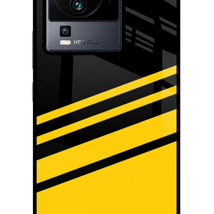 Yellow Shades iQOO Neo 7 Pro Glass Case Back Cover by Casekaro