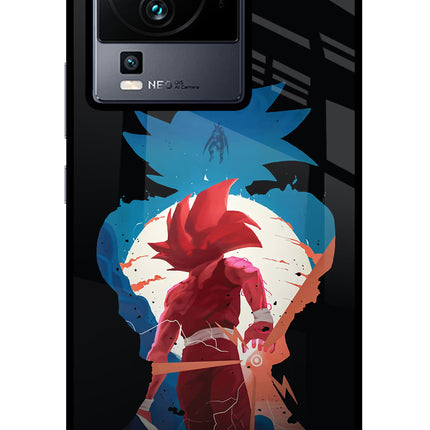 Goku iQOO Neo 7 Pro Glass Case Back Cover by Casekaro