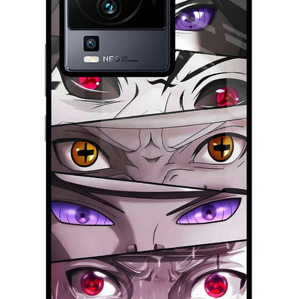 Naruto Anime iQOO Neo 7 Pro Glass Case Back Cover by Casekaro
