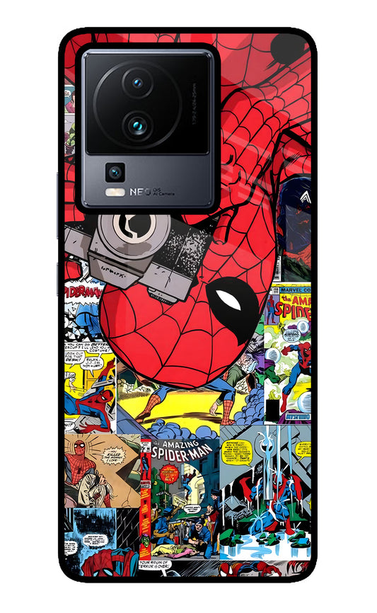 Spider Man iQOO Neo 7 Pro Glass Case
