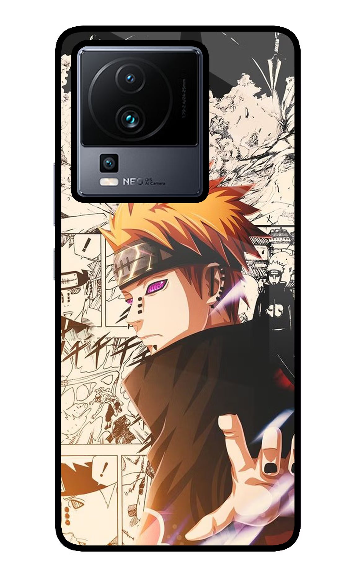 Pain Anime iQOO Neo 7 Pro Glass Case Back Cover by Casekaro