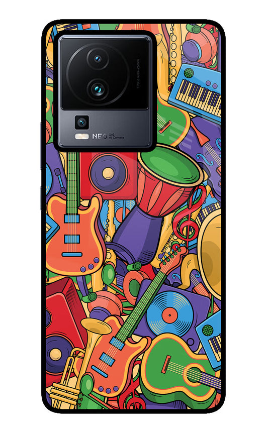 Music Instrument Doodle iQOO Neo 7 Pro Glass Case