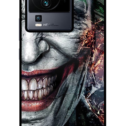 Joker Cam iQOO Neo 7 Pro Glass Case Back Cover by Casekaro
