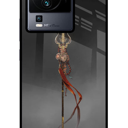 Shiv Trishul iQOO Neo 7 Pro Glass Case Back Cover by Casekaro