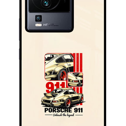 Classic Porsche 911 iQOO Neo 7 Pro Glass Case