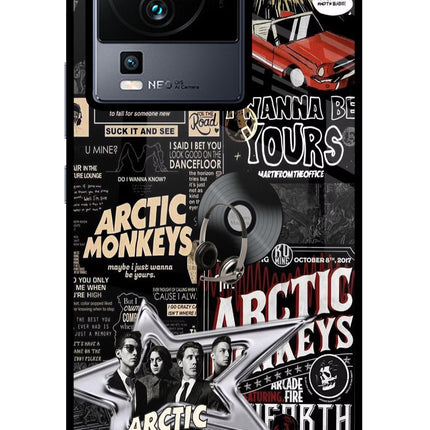 Arctic Monkeys iQOO Neo 7 Pro Glass Case Back Cover by Casekaro
