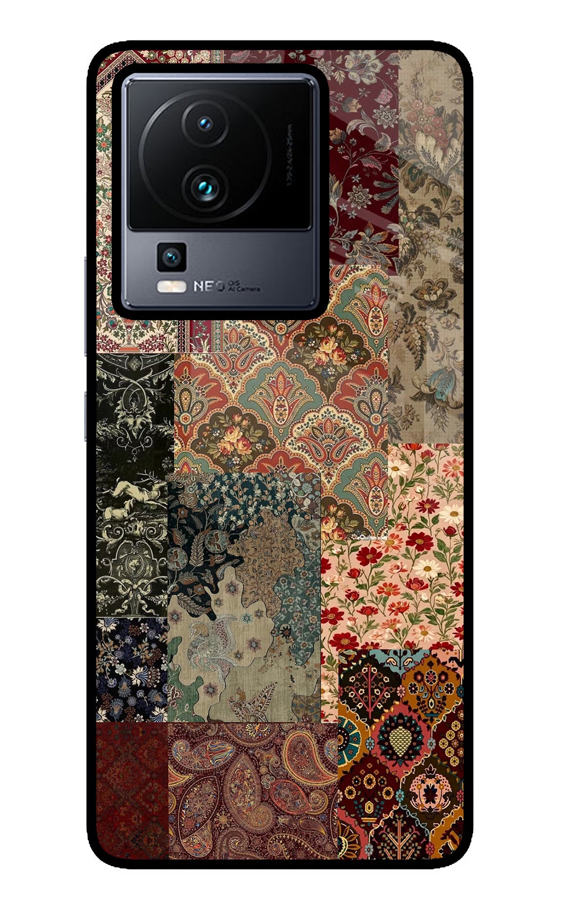 Desi Print iQOO Neo 7 Pro Glass Case Back Cover by Casekaro
