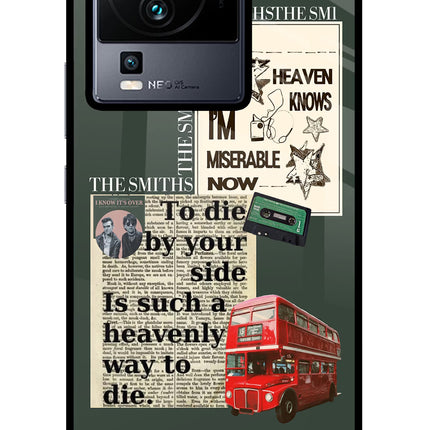 The Smiths iQOO Neo 7 Pro Glass Case Back Cover by Casekaro