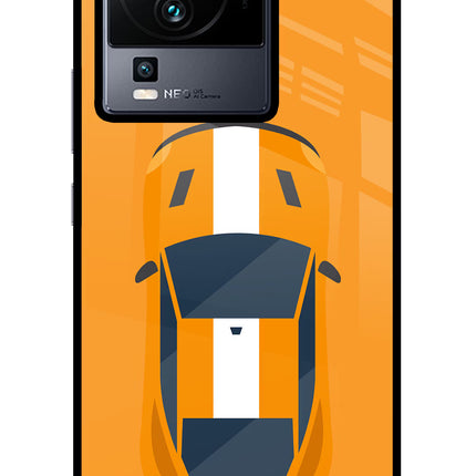 Highway Pursuit iQOO Neo 7 Pro Glass Case Back Cover by Casekaro