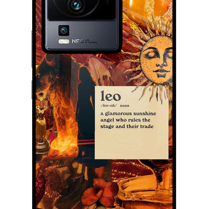 Leo Zodiac iQOO Neo 7 Pro Glass Case