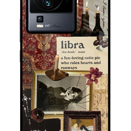Libra Zodiac iQOO Neo 7 Pro Glass Case Back Cover by Casekaro