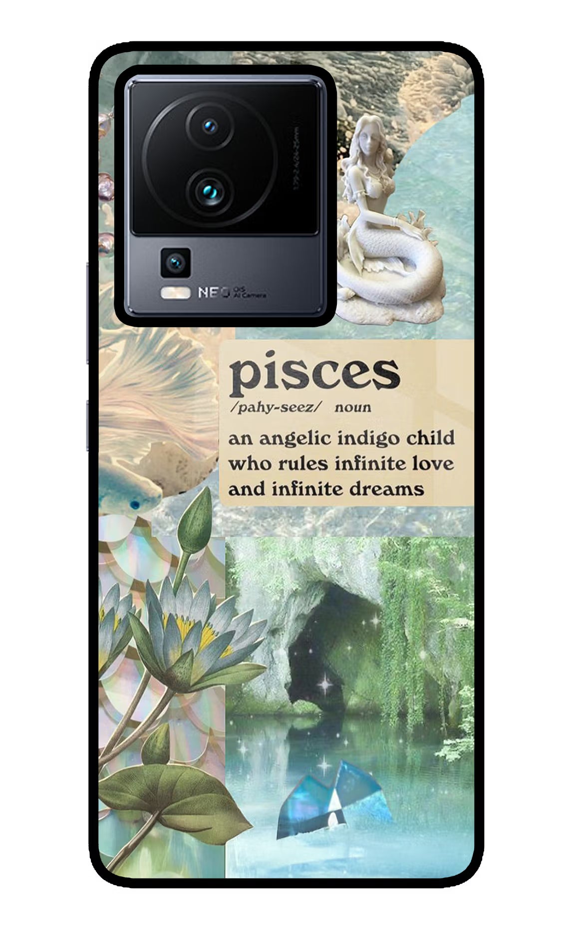 Pisces Zodiac iQOO Neo 7 Pro Glass Case