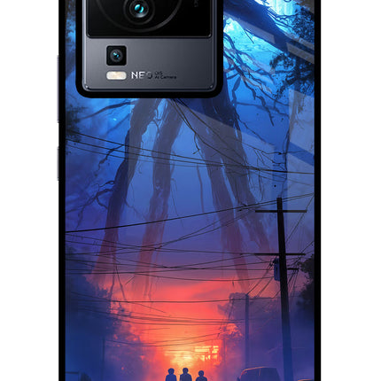 Ordinary Things Shadow iQOO Neo 7 Pro Glass Case Back Cover by Casekaro