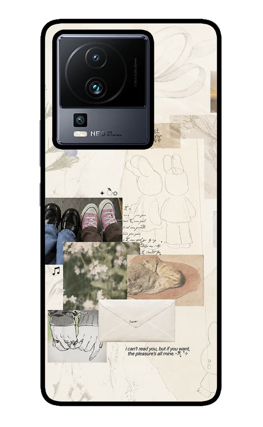 Soft Aesthetic iQOO Neo 7 Pro Glass Case