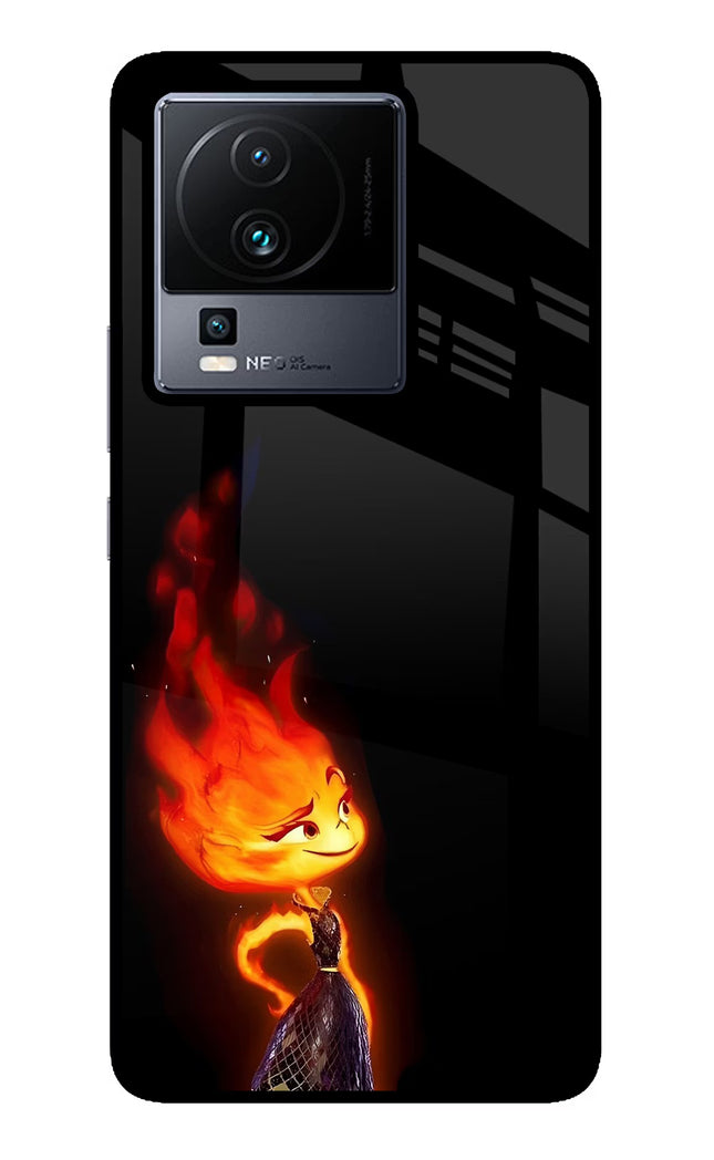 Ember Flame iQOO Neo 7 Pro Glass Case
