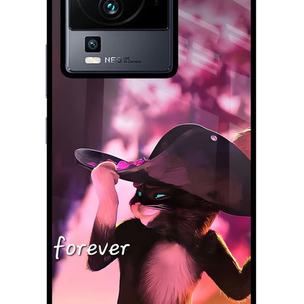 Forever Cat iQOO Neo 7 Pro Glass Case