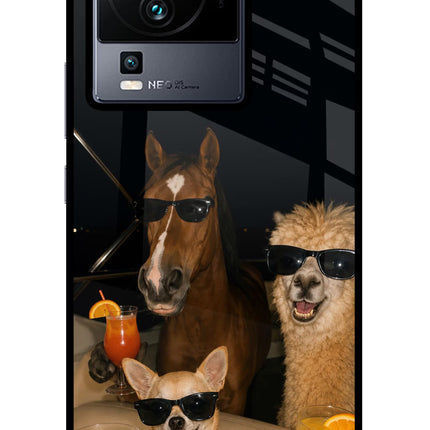 Party Squad iQOO Neo 7 Pro Glass Case