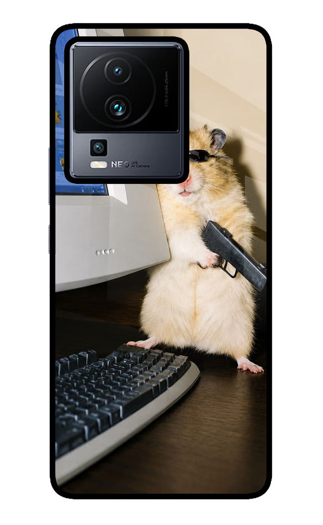 Hacker Hamster iQOO Neo 7 Pro Glass Case