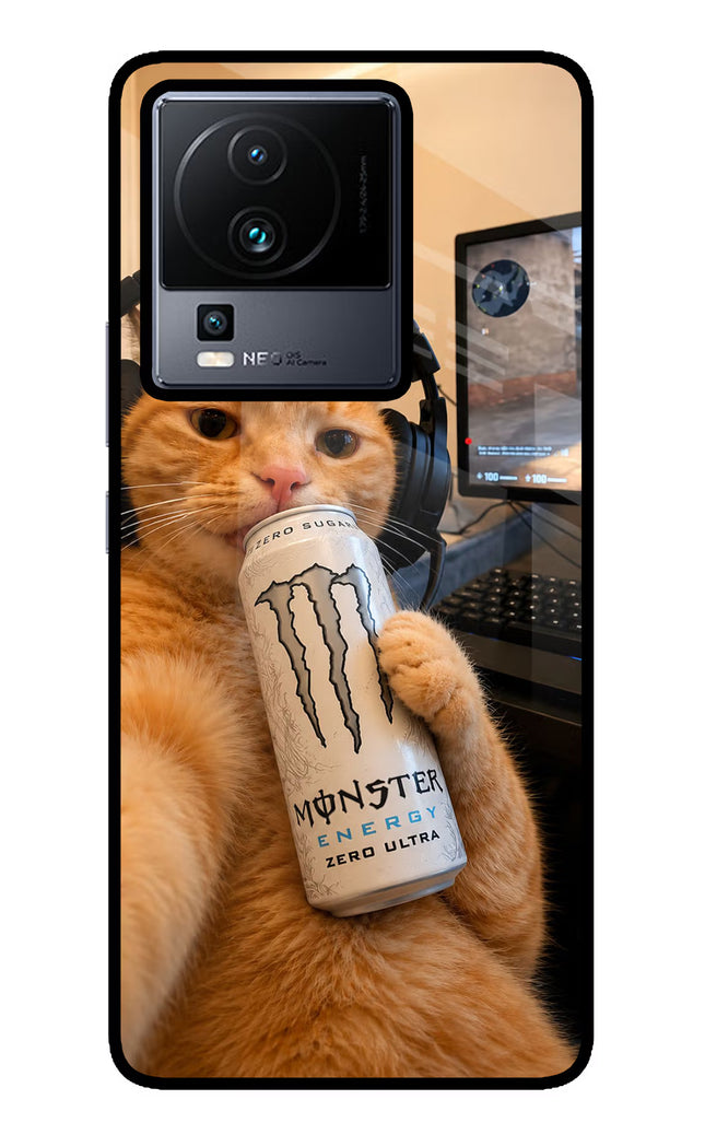 Gamer Cat Energy iQOO Neo 7 Pro Glass Case