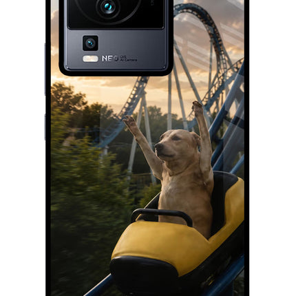 Rollercoaster Dog iQOO Neo 7 Pro Glass Case