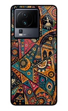 Folk Print iQOO Neo 7 Pro Glass Case