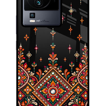 Noir Mehfil iQOO Neo 7 Pro Glass Case