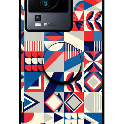 Colorful Pattern iQOO Neo 7 Pro Pop Case by Casekaro