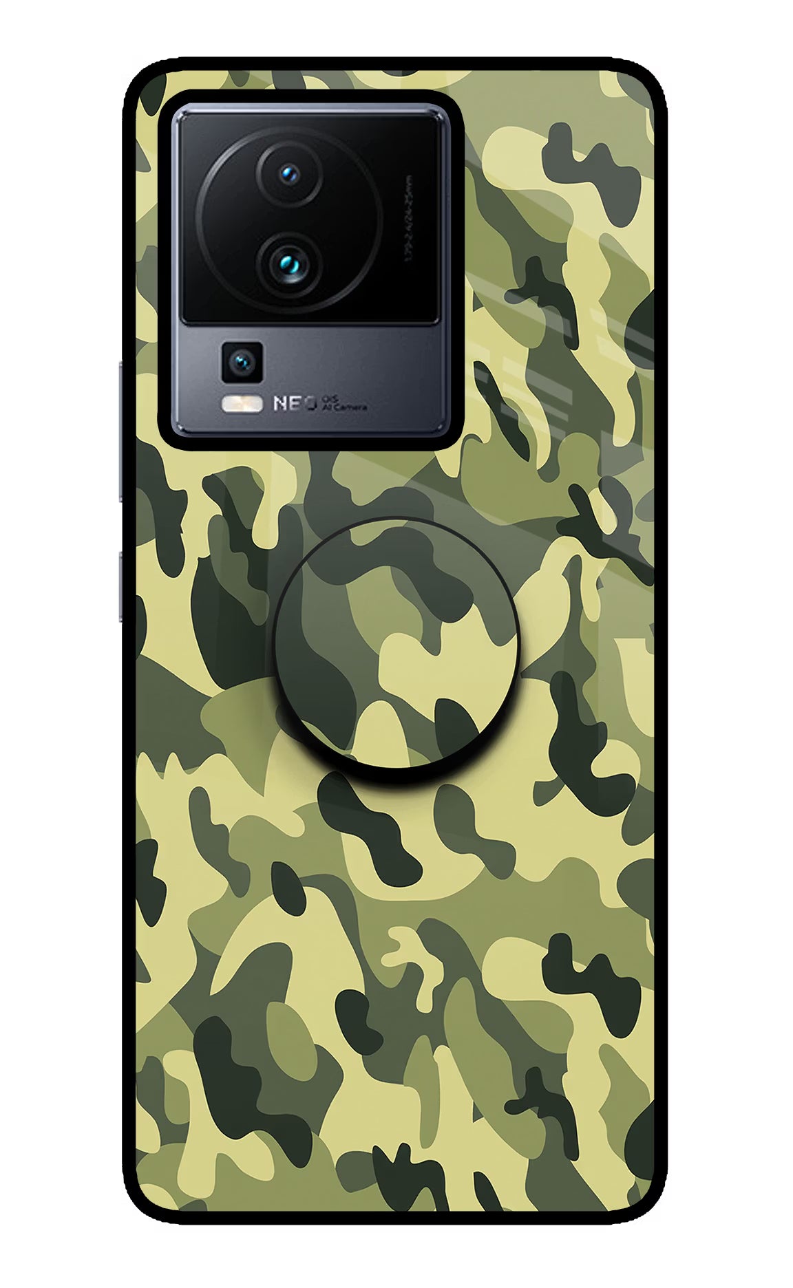Camouflage iQOO Neo 7 Pro Pop Case by Casekaro