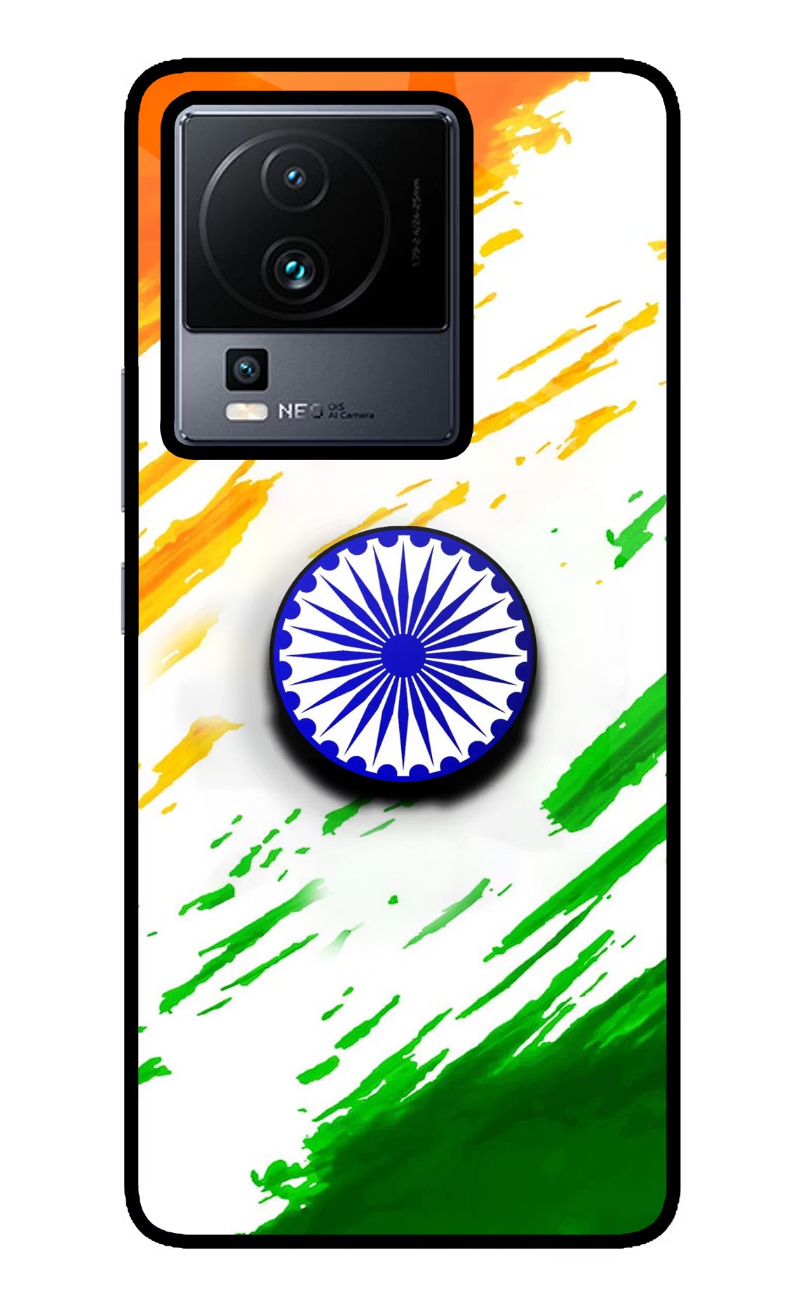 Indian Flag Ashoka Chakra iQOO Neo 7 Pro Pop Case by Casekaro