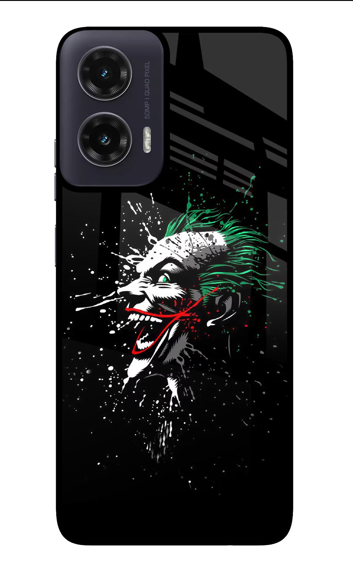Joker Moto G35 5G Glass Case Back Cover by Casekaro