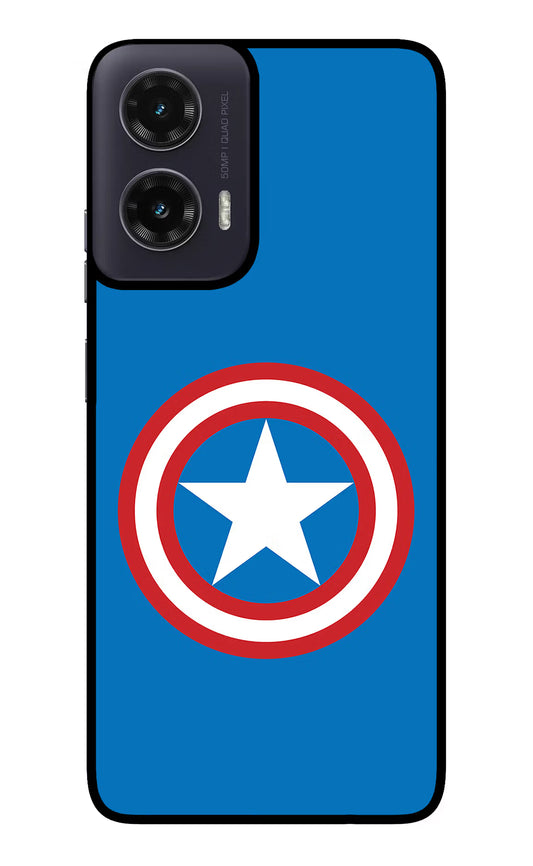 Captain America Logo Moto G35 5G Glass Case