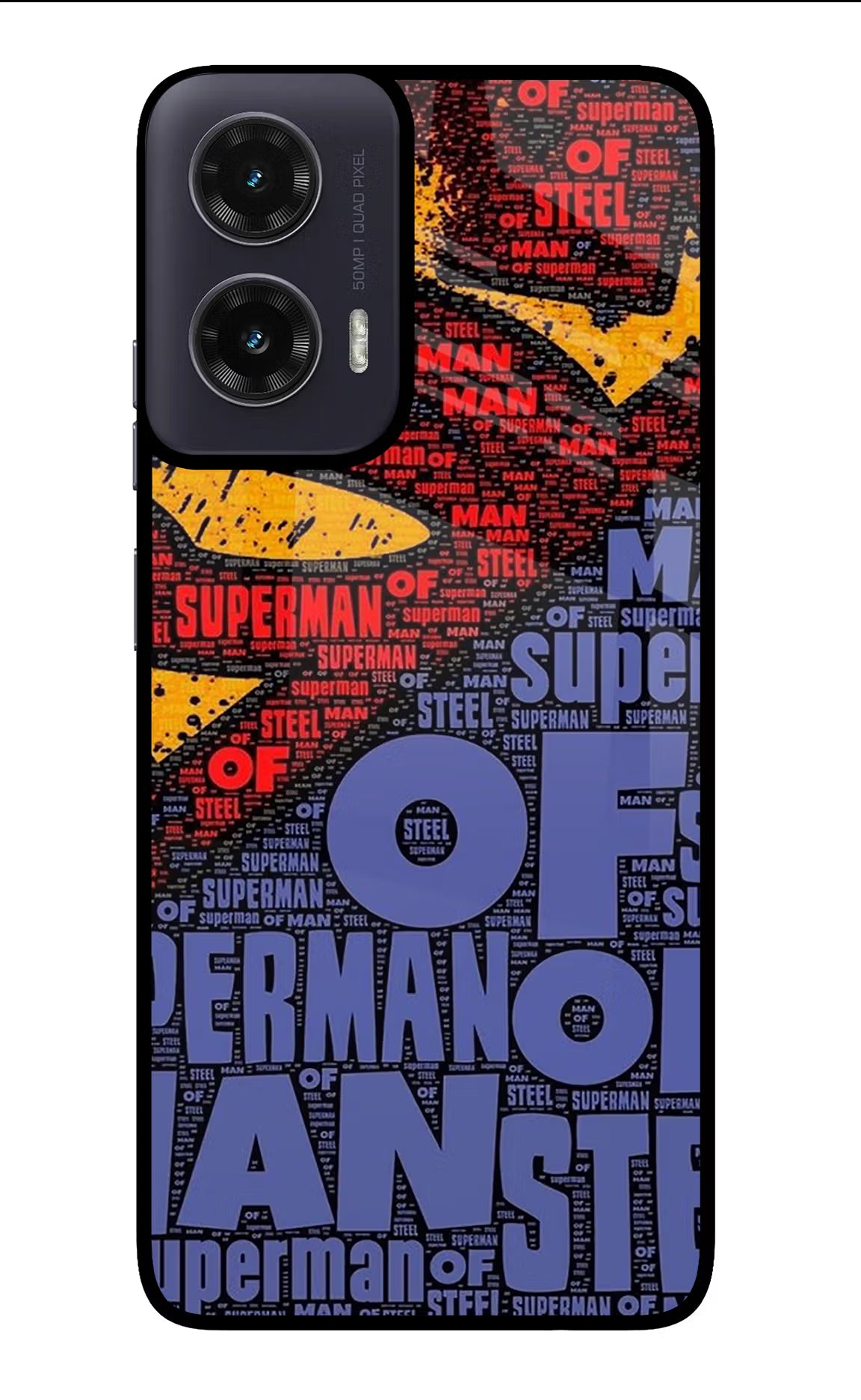 Superman Moto G35 5G Glass Case Back Cover by Casekaro
