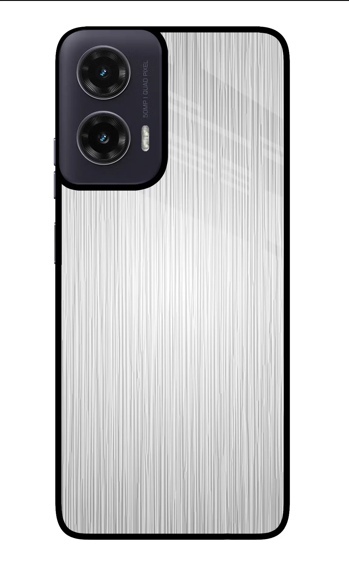Wooden Grey Texture Moto G35 5G Glass Case Back Cover by Casekaro