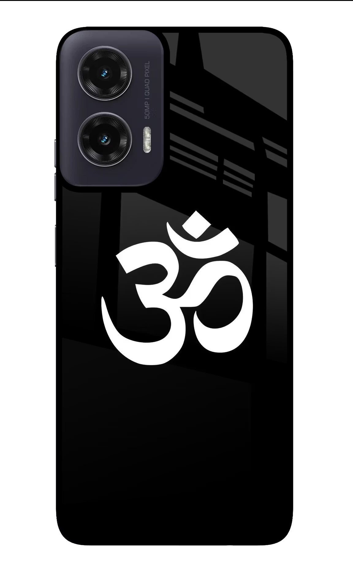 Om Moto G35 5G Glass Case Back Cover by Casekaro