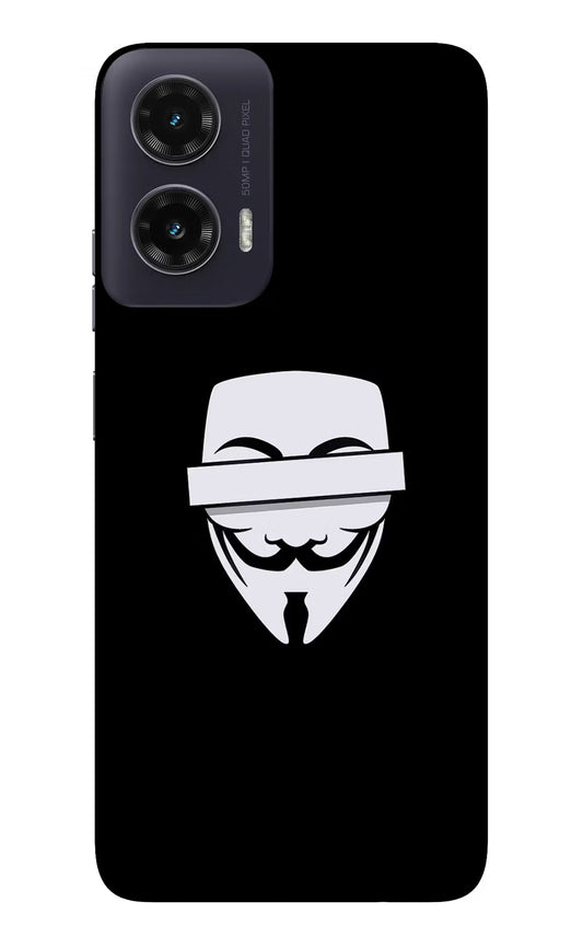 Anonymous Face Moto G35 5G Glass Case