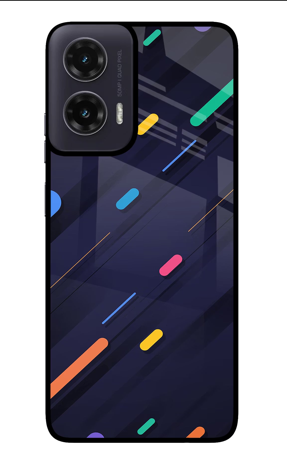 Abstract Design Moto G35 5G Glass Case Back Cover by Casekaro