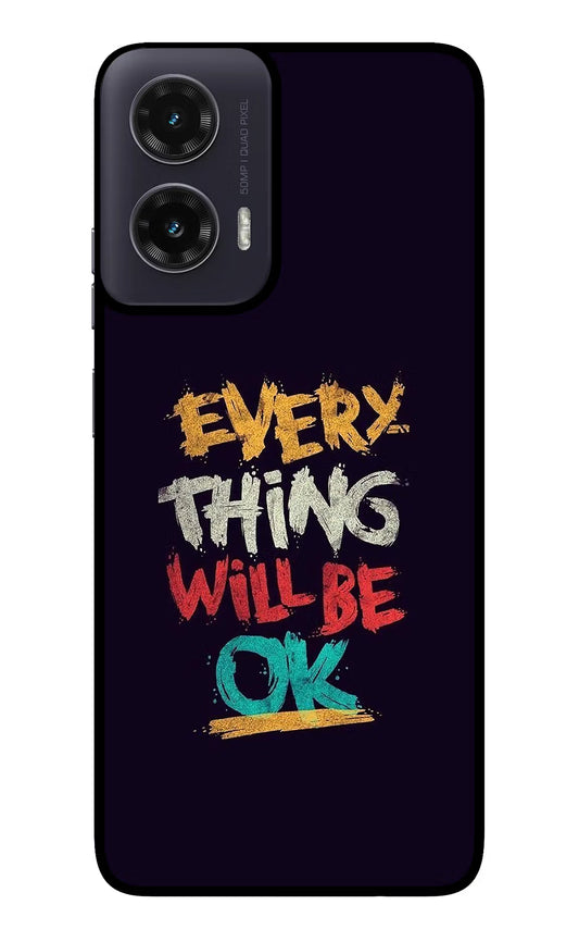Everything Will Be Ok Moto G35 5G Glass Case