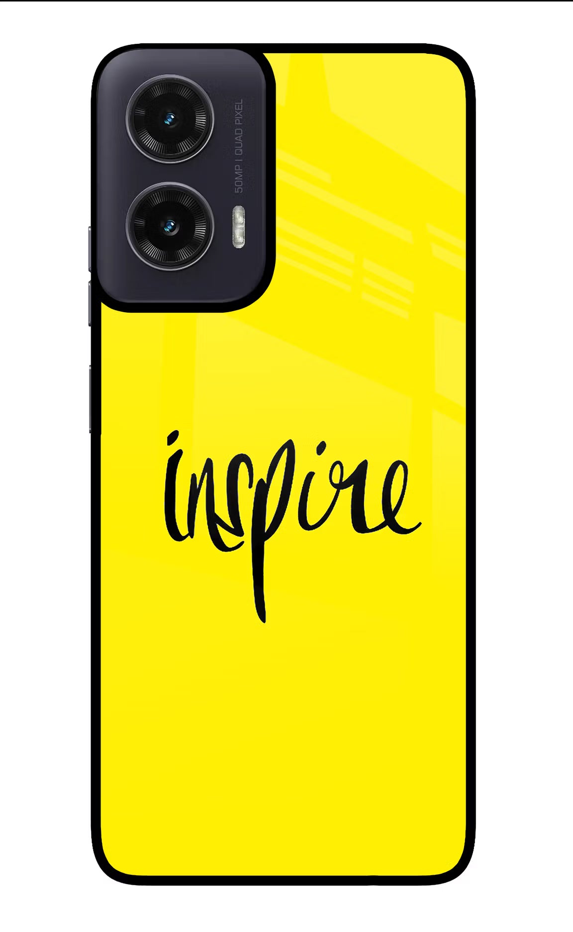 Inspire Moto G35 5G Glass Case Back Cover by Casekaro