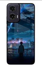 Anime Moto G35 5G Glass Case Back Cover by Casekaro
