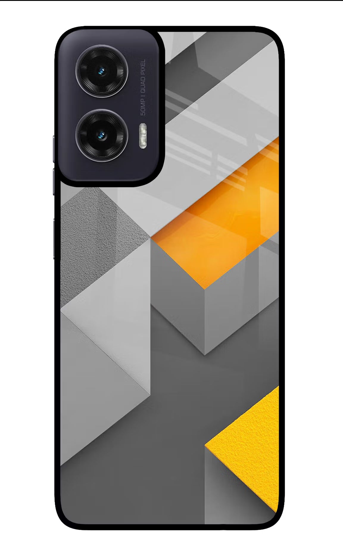 Abstract Moto G35 5G Glass Case Back Cover by Casekaro