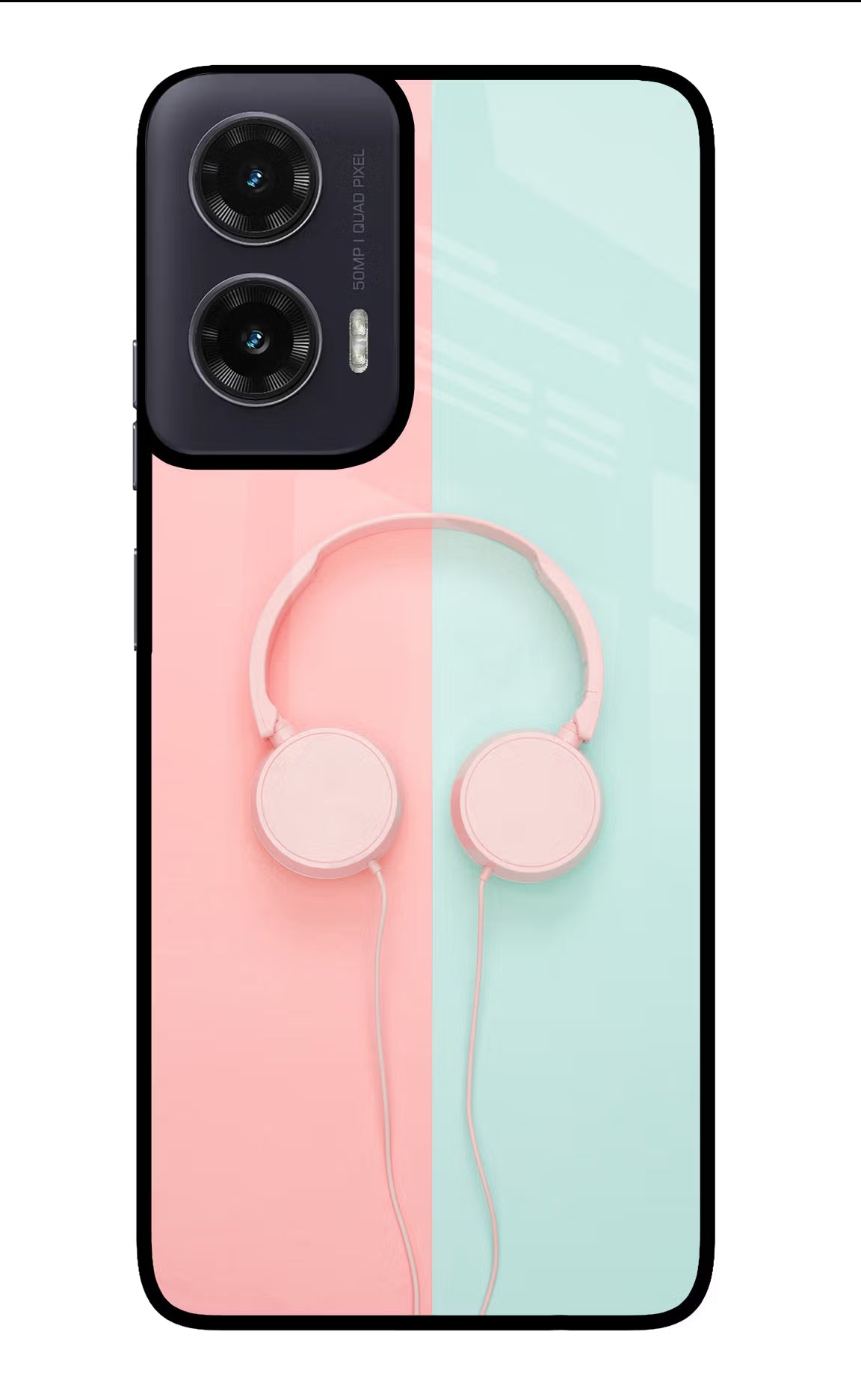 Music Lover Moto G35 5G Glass Case Back Cover by Casekaro