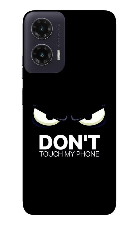 Don'T Touch My Phone Moto G35 5G Glass Case