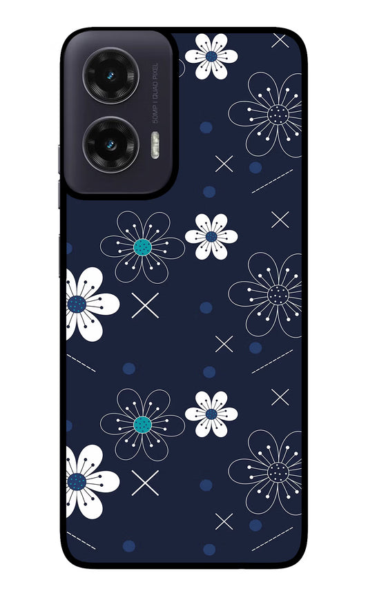 Flowers Moto G35 5G Glass Case