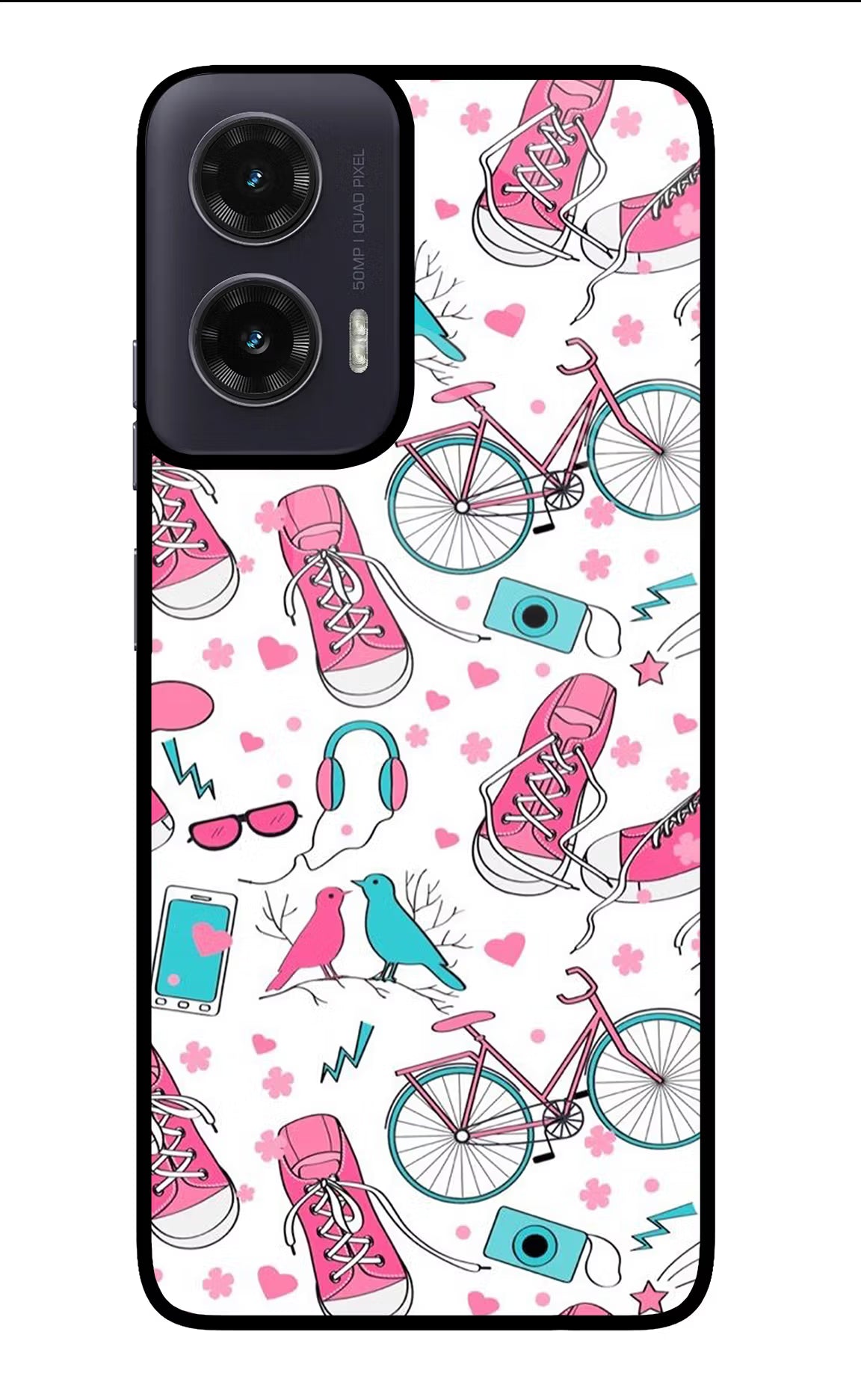 Artwork Moto G35 5G Glass Case Back Cover by Casekaro